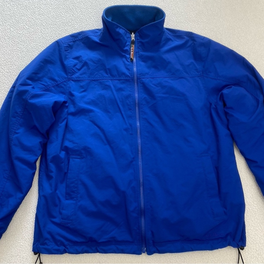 L.L. Bean Women's Bright Blue Jacket Size XL